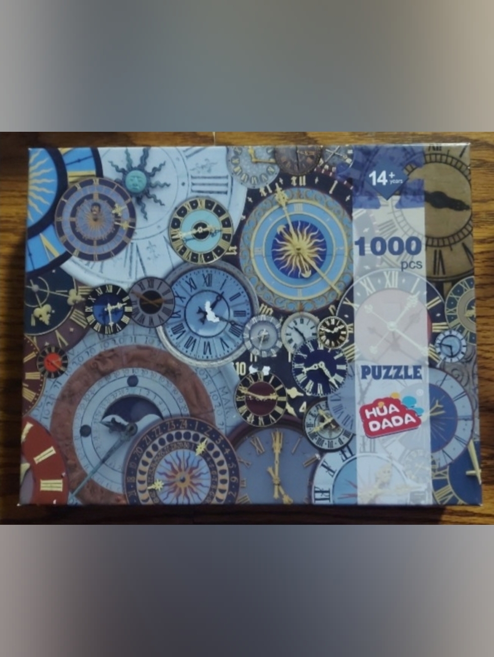 Huadada "Colorful Tower Clock" - 1000 Piece Puzzle